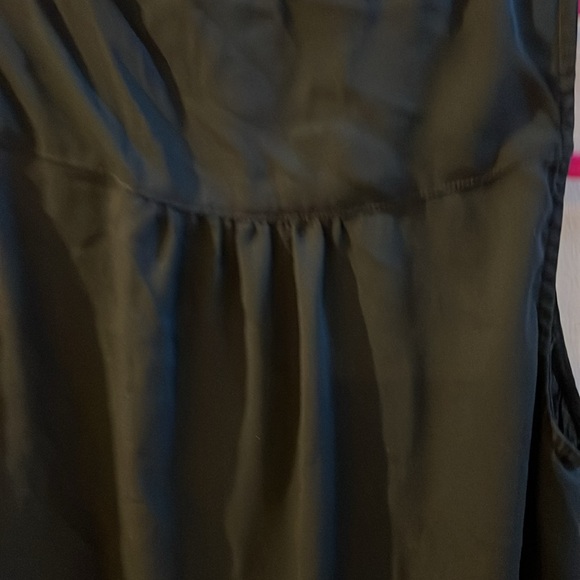 look size 8 Black Sleeveless Blouse w/Peter Pants Collar Lightweight - Picture 5 of 5